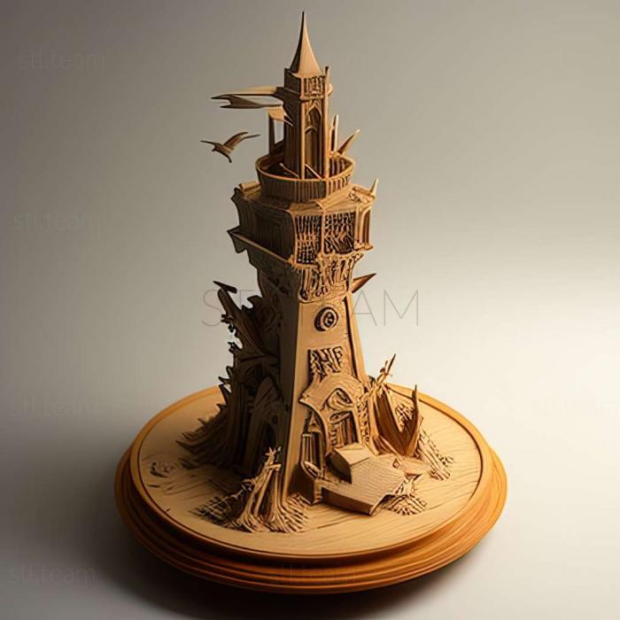3D model The Fleeing Tower of Sunyshore (STL)